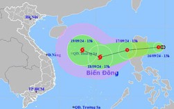 Áp thấp nhiệt đới sắp mạnh lên thành bão di chuyển 15 km/giờ hướng vào Biển Đông