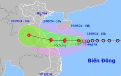 Áp thấp mạnh lên thành bão trong 12 giờ tới, tăng tốc vào miền Trung