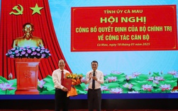 Phó Bí thư Thường trực Thành ủy TP HCM giữ chức Bí thư Tỉnh ủy Cà Mau