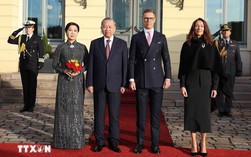 Lễ đón Tổng Bí thư Tô Lâm và Phu nhân thăm chính thức Cộng hòa Phần Lan