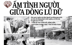 Báo in 30-10: Ấm tình người giữa dòng lũ dữ