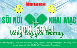Giải Pickleball “Vòng tay yêu thương”: Hào hứng chờ tranh tài