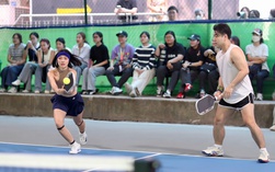 Giải Pickleball "Vòng tay yêu thương": Akira Phan "chơi hết mình", Ánh Quỳnh mong "phối hợp ăn ý"