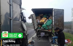 Tai nạn liên hoàn trên cao tốc Bắc-Nam đoạn qua Hà Tĩnh