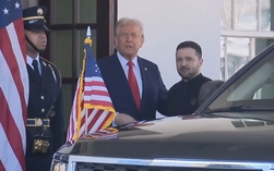 Tổng thống Donald Trump đón người đồng cấp Zelensky tại Nhà Trắng