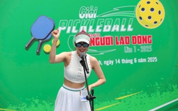 Đại sứ Minh Hằng tuyên thệ khai mạc Giải Pickleball Báo Người Lao Động
