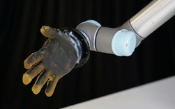 Robot biết đau nhờ da nhân tạo mới