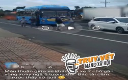 Xác minh vụ xe khách và ô tô dừng giữa Quốc lộ 1 ở Cà Mau để "nói chuyện"