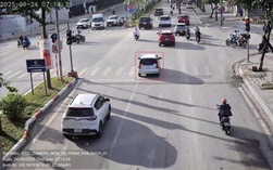 Chỉ nửa ngày thí điểm, camera AI phát hiện 1.452 xe vượt đèn đỏ trên một tuyến phố