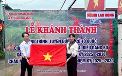 TP HCM: Rực rỡ đường cờ Tổ quốc tại xã Bình Khánh