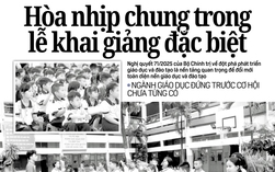 Báo in Người Lao Động 5-9: Hòa nhịp chung trong lễ khai giảng đặc biệt