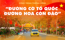 Sáng nay, khánh thành công trình “Đường cờ Tổ quốc - Đường hoa Côn Đảo”