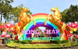 Linh vật ngựa ở Đồng Tháp và An Giang được du khách hết lời khen ngợi