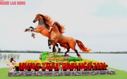 Ngắm loạt linh vật ngựa ở Quảng Trị do nghệ nhân Đinh Văn Tâm chế tác