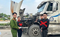 Xe container đỗ tại chợ bị lấy trộm thiết bị giám sát hành trình