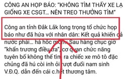 Công an Đắk Lắk cảnh báo thông tin giả mạo về vụ nam sinh lớp 12 tử vong