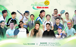 Giải Pickleball Báo Người Lao Động năm 2026: Háo hức chờ khai mạc