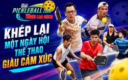 Giải pickleball báo Người Lao Động năm 2026: Khép lại một ngày hội thể thao giàu cảm xúc