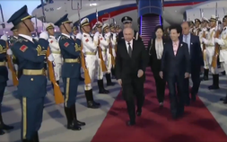 Tổng thống Nga Putin đã đến Trung Quốc