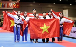 SEA Games 33 ngày 10-12: Taekwondo mang về HCV thứ nhì cho thể thao Việt Nam