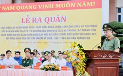 Trung tướng Mai Hoàng, Giám đốc Công an TPHCM phát lệnh ra quân cao điểm tấn công tội phạm