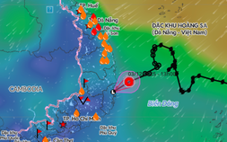 Áp thấp nhiệt đới suy yếu trên đất liền, miền Trung có nơi mưa rất to