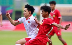 U23 Lào 0-1 U23 Việt Nam: Khuất Văn Khang mở tỉ số