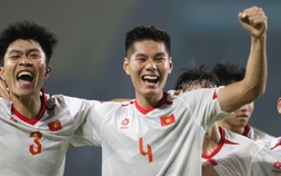 Trung vệ Hiểu Minh lập cú đúp, U23 Việt Nam thắng đậm U23 Lào