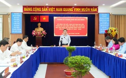 Ông Nguyễn Thanh Nghị làm việc với Ban Thường vụ Đảng ủy phường Bình Hưng Hòa 