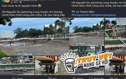 Tranh luận trái chiều về hồ Nguyễn Du ở An Giang khi rút cạn nước