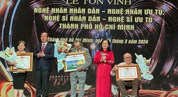 Tôn vinh nghệ sĩ, nghệ nhân được trao tặng các danh hiệu