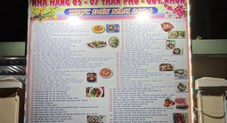 Thực đơn "khổng lồ" của một nhà hàng ở Bình Định gây sốt mạng xã hội