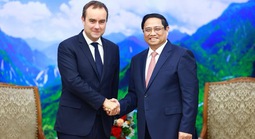 Thủ tướng đánh giá cao Bộ trưởng Quân đội Pháp dự kỷ niệm Chiến thắng Điện Biên Phủ