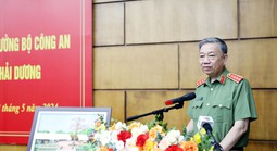Bộ trưởng Bộ Công an Tô Lâm làm việc với Ban Thường vụ Tỉnh ủy Hải Dương