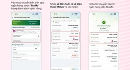 MoMo triển khai tính năng nhận tiền từ ngân hàng qua số điện thoại