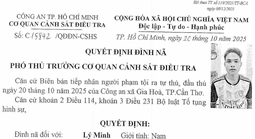 Một người bị Công an TP HCM truy nã đã đầu thú sau khi đọc báo