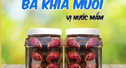 Ba khía muối nước mắm ngon ở Cà Mau có giá đến 250.000 đồng/kg