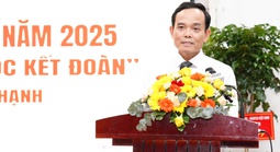 Bí thư Trần Lưu Quang dự Ngày hội Đại đoàn kết ở Bình Thạnh