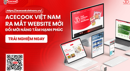 Acecook Việt Nam ra mắt website mới nhân dịp kỷ niệm 30 năm ngày bán hàng đầu tiên