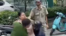 Công an TP HCM dùng xe chuyên dụng đưa mẹ bầu chuyển dạ đến bệnh viện