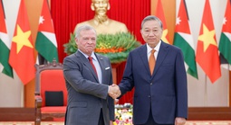 Tổng Bí thư Tô Lâm hội kiến Quốc vương Jordan Abdullah II Ibn Al-Hussein