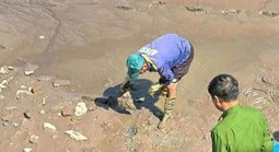 Vụ phát hiện hài cốt dưới ao cá: Công an truy tìm tung tích nạn nhân là nữ giới