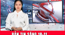 Bản tin sáng 18-11: Khoảnh khắc sinh tử: Tài xế nhảy khỏi xe đầu kéo trước khi bị lũ cuốn mất tích