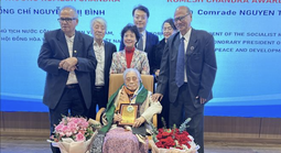 Trao giải thưởng Romesh Chandra cho nguyên Phó Chủ tịch nước Nguyễn Thị Bình