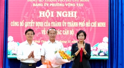 Phường Vũng Tàu công bố quyết định của Thành ủy TP HCM 