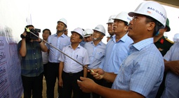 Bộ trưởng Bộ Xây dựng kiểm tra sân bay Long Thành, cao tốc Biên Hòa - Vũng Tàu