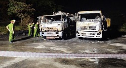 Công an vào cuộc điều tra vụ cháy lớn cạnh cửa hàng xăng dầu ở Đà Nẵng