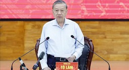 Tổng Bí thư Tô Lâm làm việc với Ban Thường vụ Tỉnh ủy An Giang