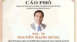 PGS-TS Nguyễn Mạnh Hùng qua đời