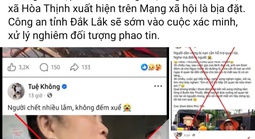 Số liệu thống kê số người chết tại xã bị phao tin "hàng  trăm người chết" do lũ dữ